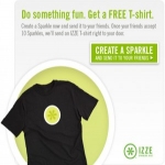 Free Shirt-free Izze T-shirt For Facebook Fans