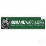 Humane Watch Bumper Sticker
