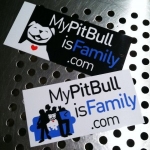 Bumper Sticker: my Pit Bull Is Family