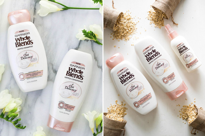 Garnier Whole Blends Shampoo Conditioner Samples